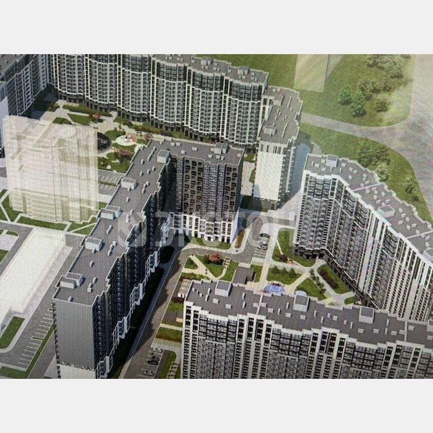 1-к. квартира, 42 м², 2/16 эт.