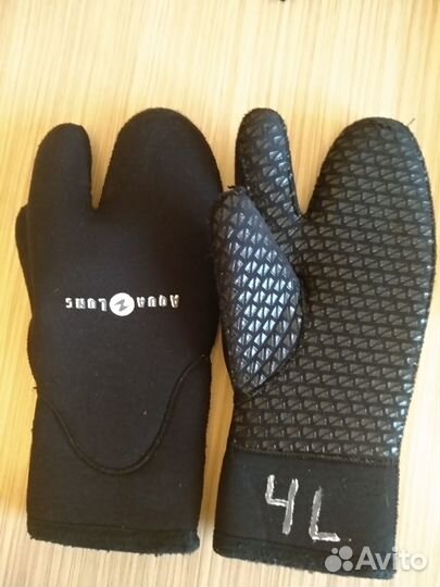 Рукавицы неопреновые трехпалые AquaLung