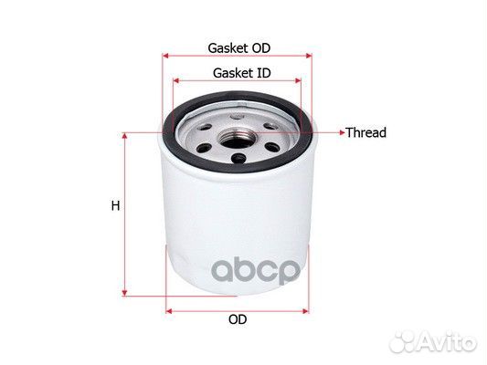 Фильтр масляный VAG 1.0-1.4 11- C31090 Sakura
