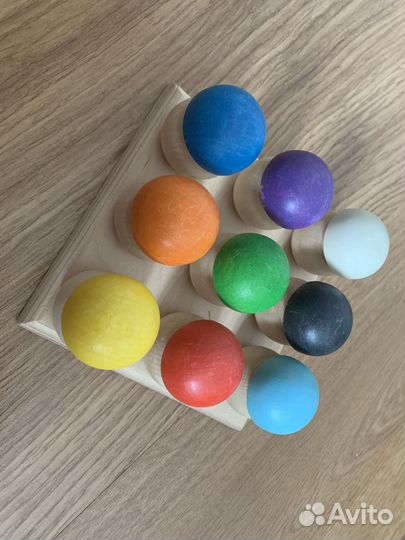 Деревянные игрушки IKEA икеа грибочки