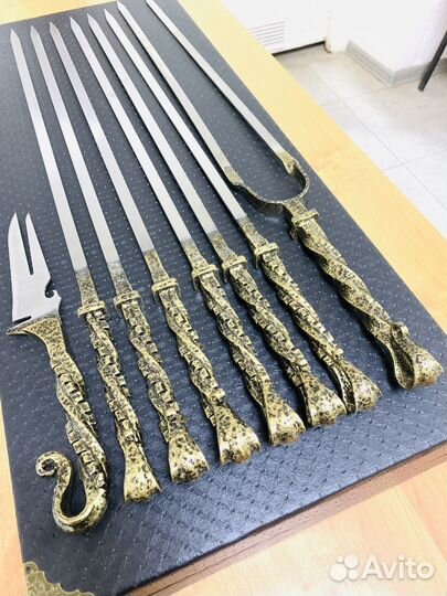 Набор шампуров ручной работы Волк