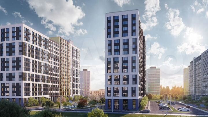 2-к. квартира, 42,1 м², 16/17 эт.