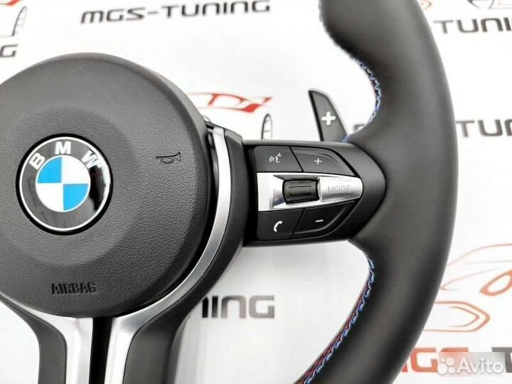 Руль стиль M5 + подушка BMW 5 серия F10 F07 GT ф10