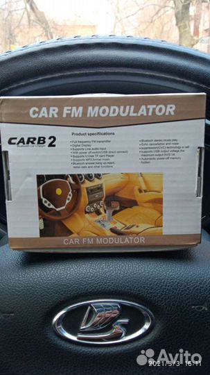 Фм Bluetooth модулятор в Авто