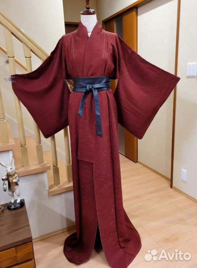 Кимоно шёлковое с узором