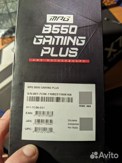 Материнская плата MSI MPG B550 Gaming Plus