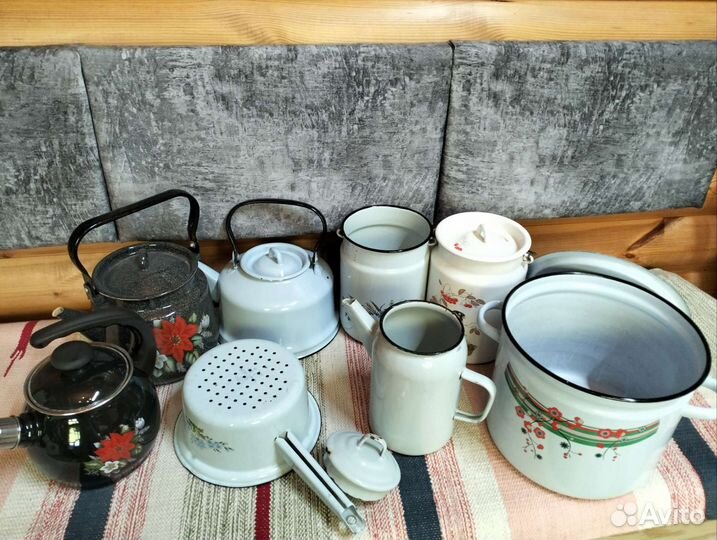 Эмалированная посуда СССР