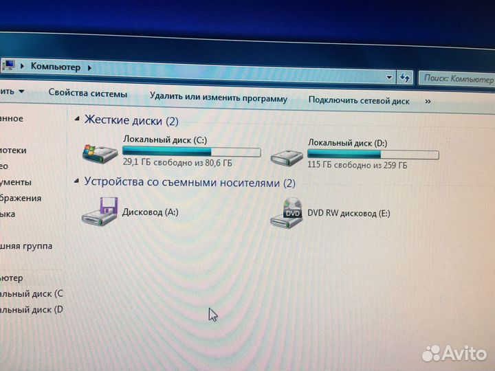 Компьютер системный блок