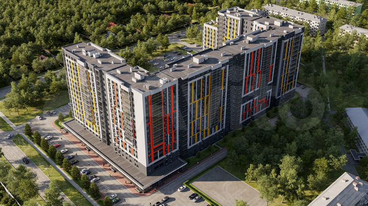 2-к. квартира, 56,7 м², 13/16 эт.