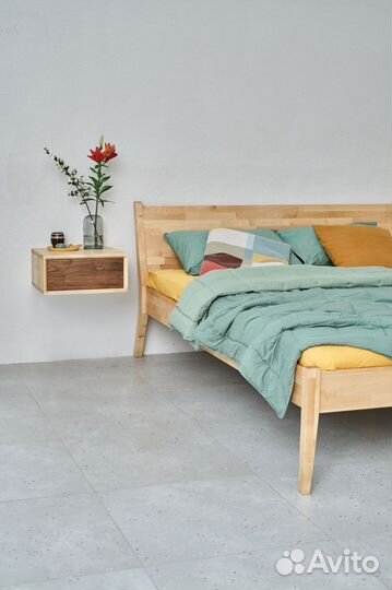 Подвесная прикроватная тумба Fusion из массива