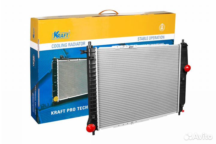 Радиатор охлаждения (паяный) Chevrolet Aveo (05