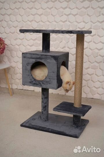 Домик для кошки с когтеточкой