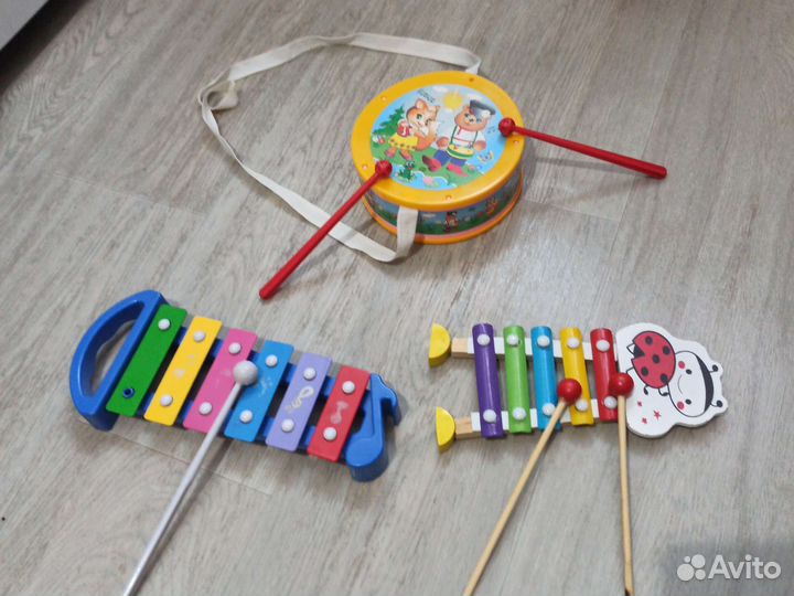 Развивающие музыкальные инструменты детские