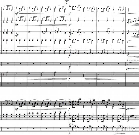 Набор нот, аранжировка, инструментовка