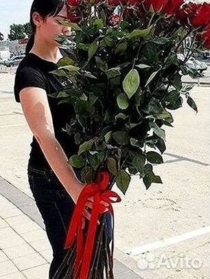 Букет роз 101 роза 51 роза