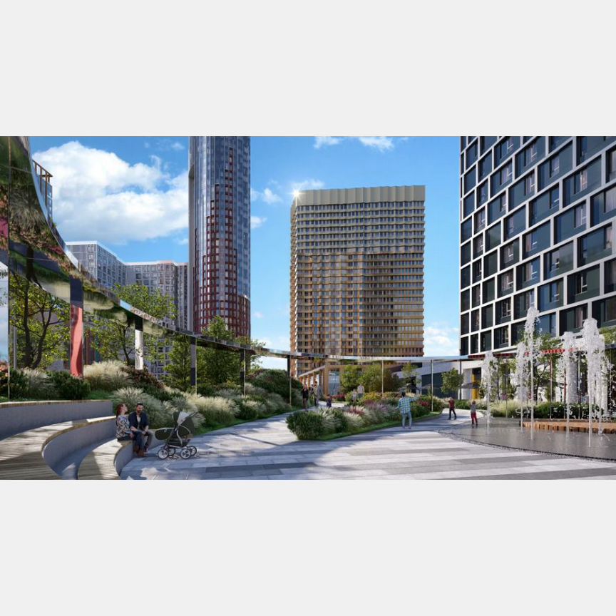 2-к. квартира, 73 м², 22/43 эт.