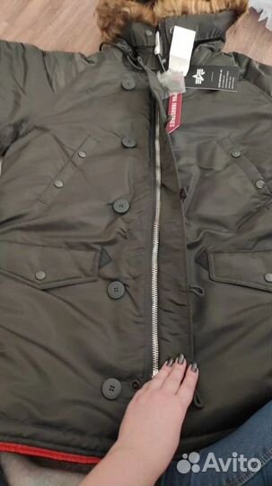 Alpha industries slimfit N3B новое