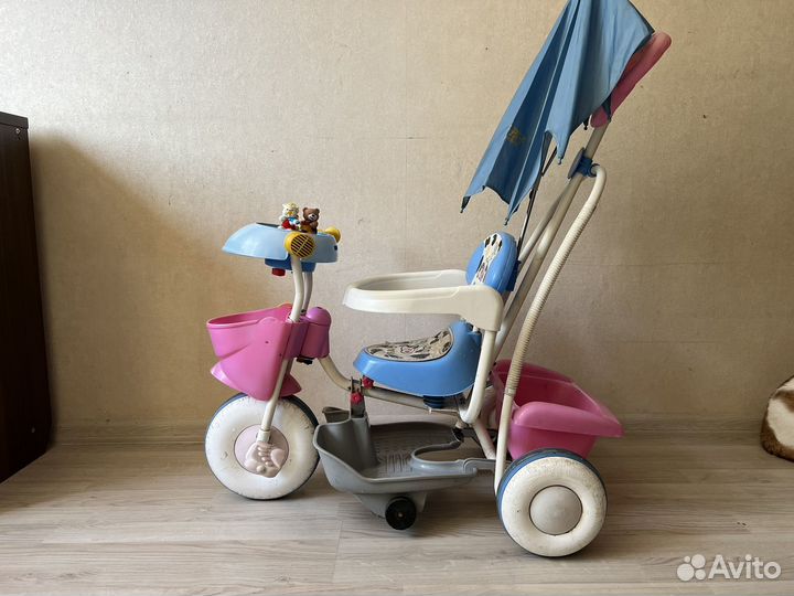 Трехколесный велосипед-качалка/самокат