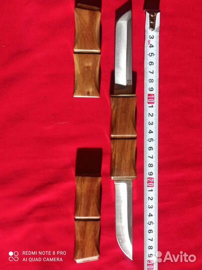 Нож Японский,2в1, дерево Сандал, сталь D-2, HRC 64