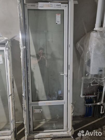 Балконная дверь с окном бу