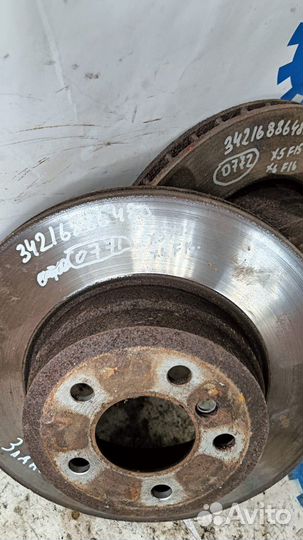 Bmw X5 F15 X6 F16 4.0d Диски задние тормозные