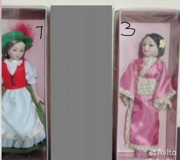Куклы коллекционные в народных костюмах