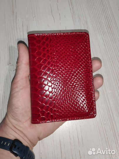 Обложка на паспорт натуральная кожа