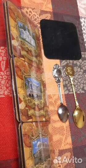 Подставки под стаканы, сувенирные ложки