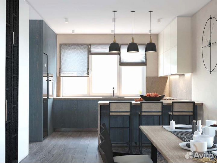 Ремонт квартир под ключ. Ремонт кухни