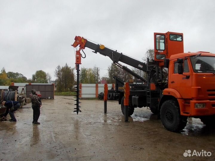 Услуги ямобура вездехода Ямобур Бурение свай