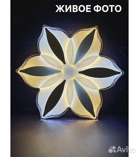 Новая люстра светодиодная с пультом Ritter Герм