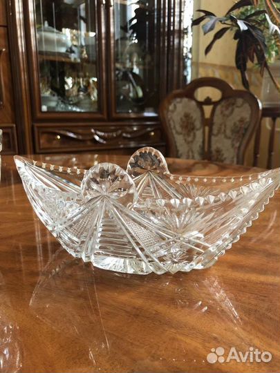 Салатник хрустальный