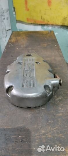 Левая крышка двигателя Ш 58 мопеда Рига
