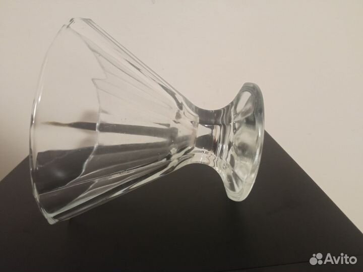 Креманка из гранёного стекла, ранний СССР