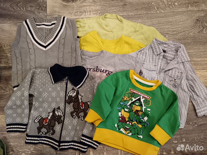 Большой пакет одежды с 3 мес