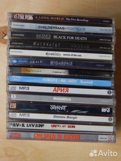 CD-диски, метал, рок