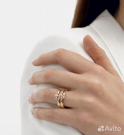 Кольцо bvlgari serpenti оригинал