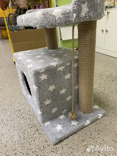 Домик для кошки с когтеточкой от