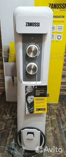 Новый масляный обогреватель Zanussi 1500 Ватт