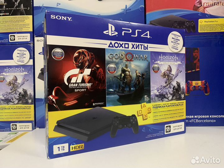 PS4 Slim 1Tb Новая