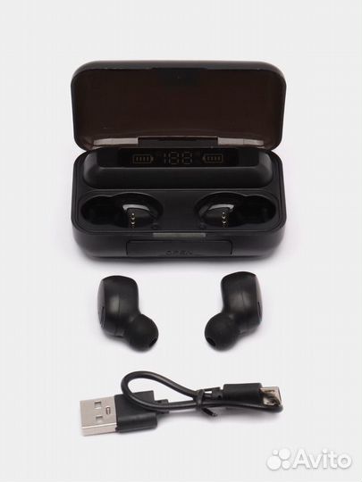 Беспроводные Bluetooth-наушники TWS F9 c powerbank