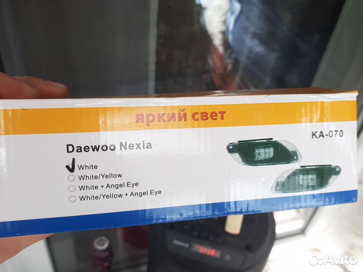 Туманки на daewoo nexia