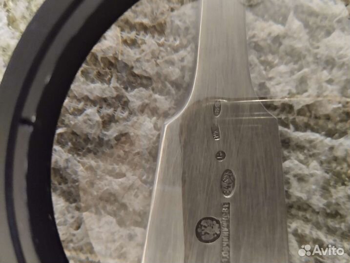 Половник, серебро, 84 проба