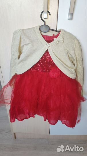 Платье и балеро на 2 годика