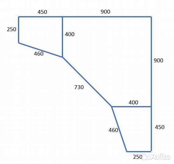 Прихожая угловая бу
