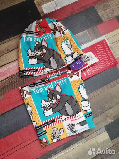 Комплект шапка и снуд 52