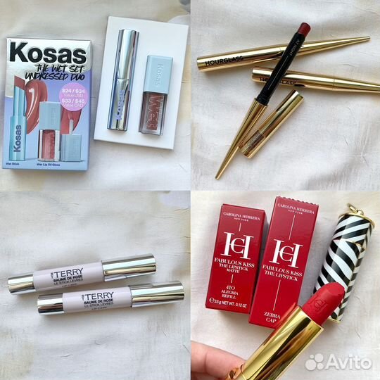 Помады / блески Hourglass,Pat McGrath,Rose Inc итд