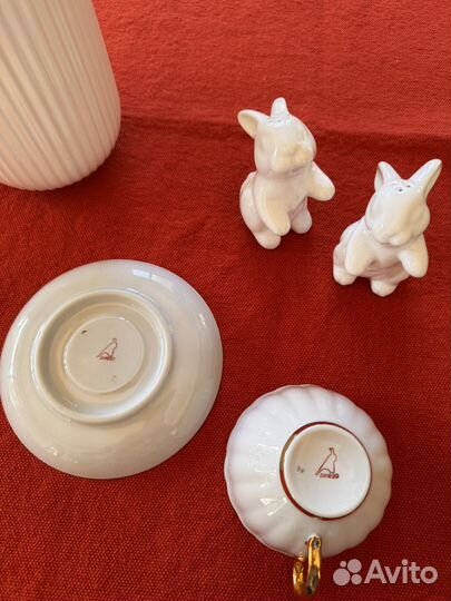 Чайная пара из сервиза Весенний, Дулево