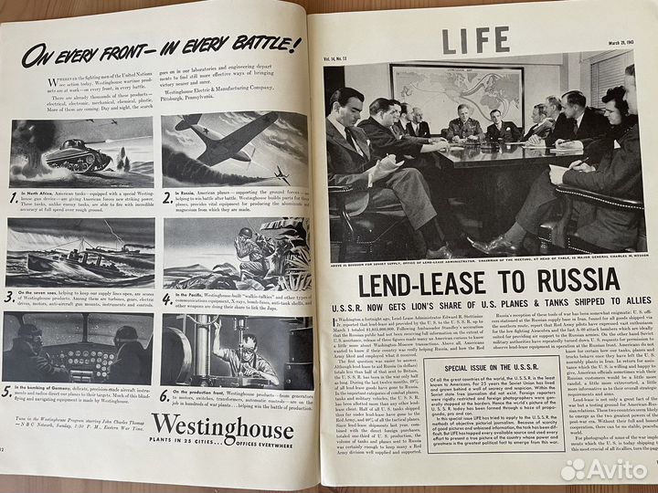 Журнал «Life» спецвыпуск от 29 марта 1943 года