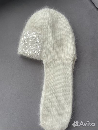 Шапка ушанка женская